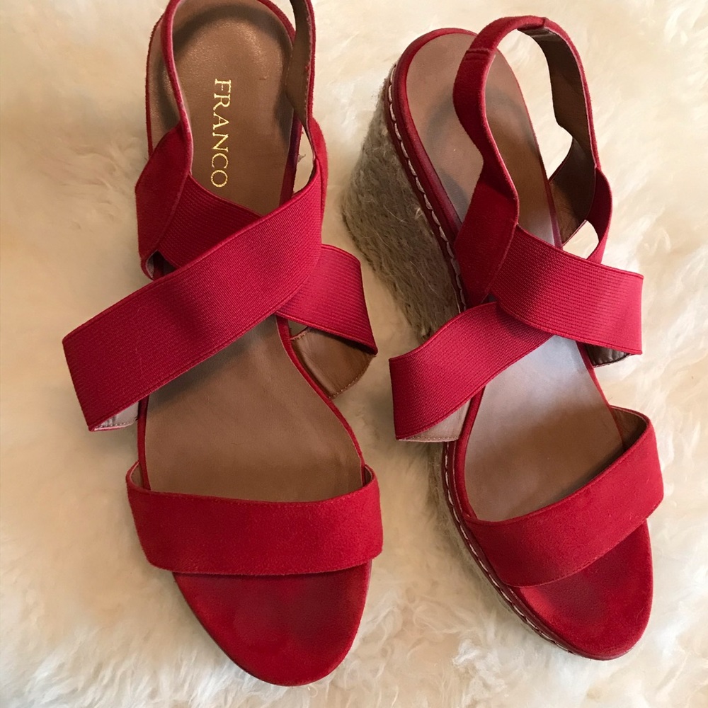 Franco sarto sandals wedges